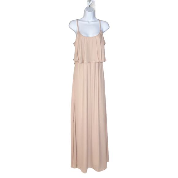 Show Me Your MuMu Caitlin Ruffle Maxi Dress S NWOT - Picture 1 of 12